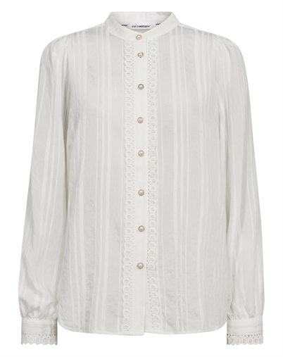 Co'Couture - Kesi CC Lace Skjorte - White